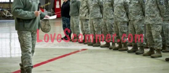 Beware of scammers posing as military personnel.