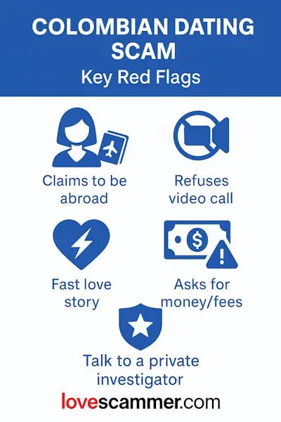 Colombian Datin Scam - Key Red Flags