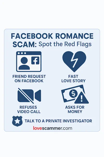 Facebook romance Scams - Spot the Red flags