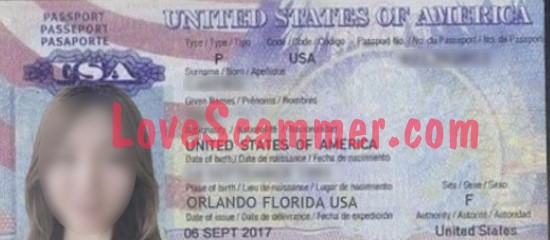 Gestolen paspoort gebruikt door een fraudeur.