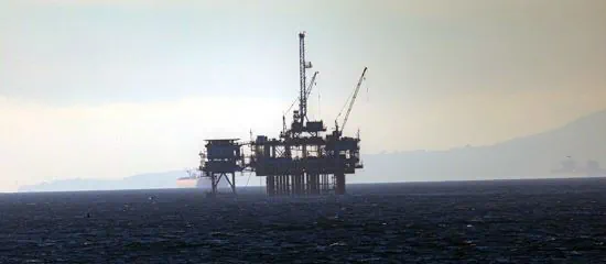 Fake oil rig worker