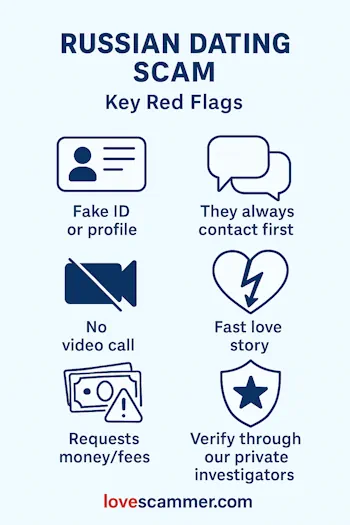 Russian Dating Scam - Key Red Flags