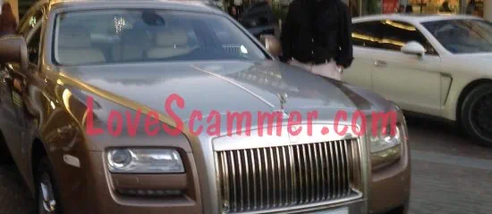 Lovescammers often claim to be rich.