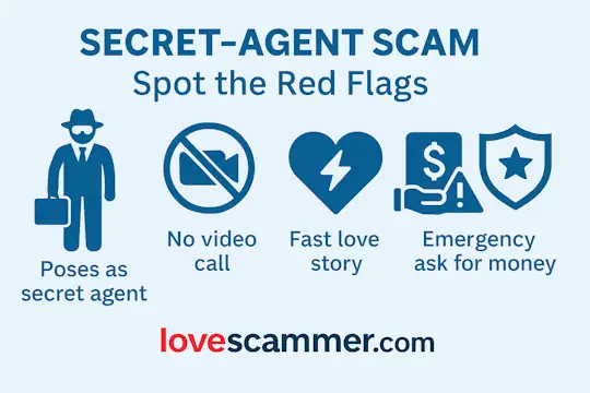 Secret-Agent Scam - Spot the Red Flags