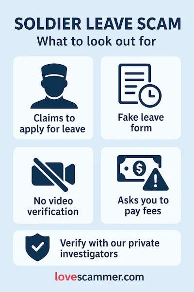 Soldier Leave Scam - What to look out for