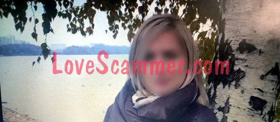 Stolen picture used by a scammer