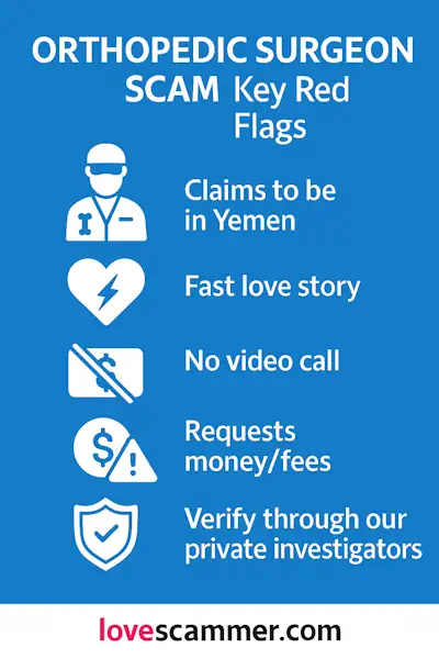 Orthopedic Surgeon Scam - Key Red Flags
