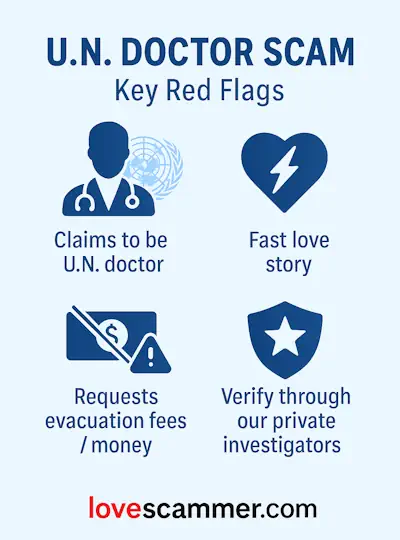 U.N. Doctor Scam - Key Red Flags